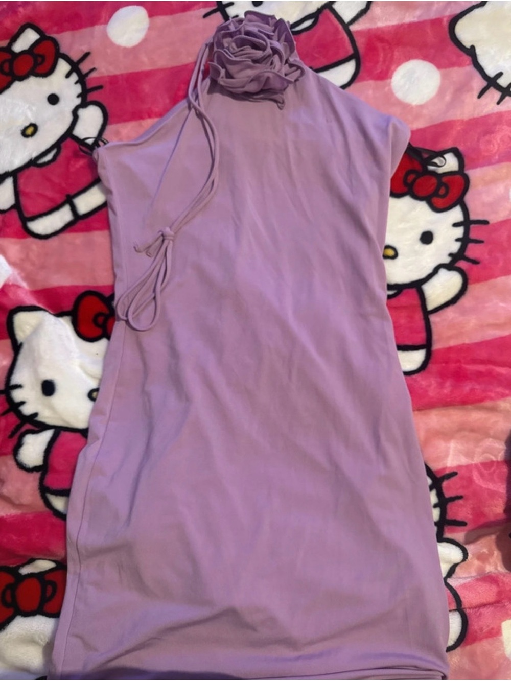 Forever 21 Lilac Dress with Floral Accent